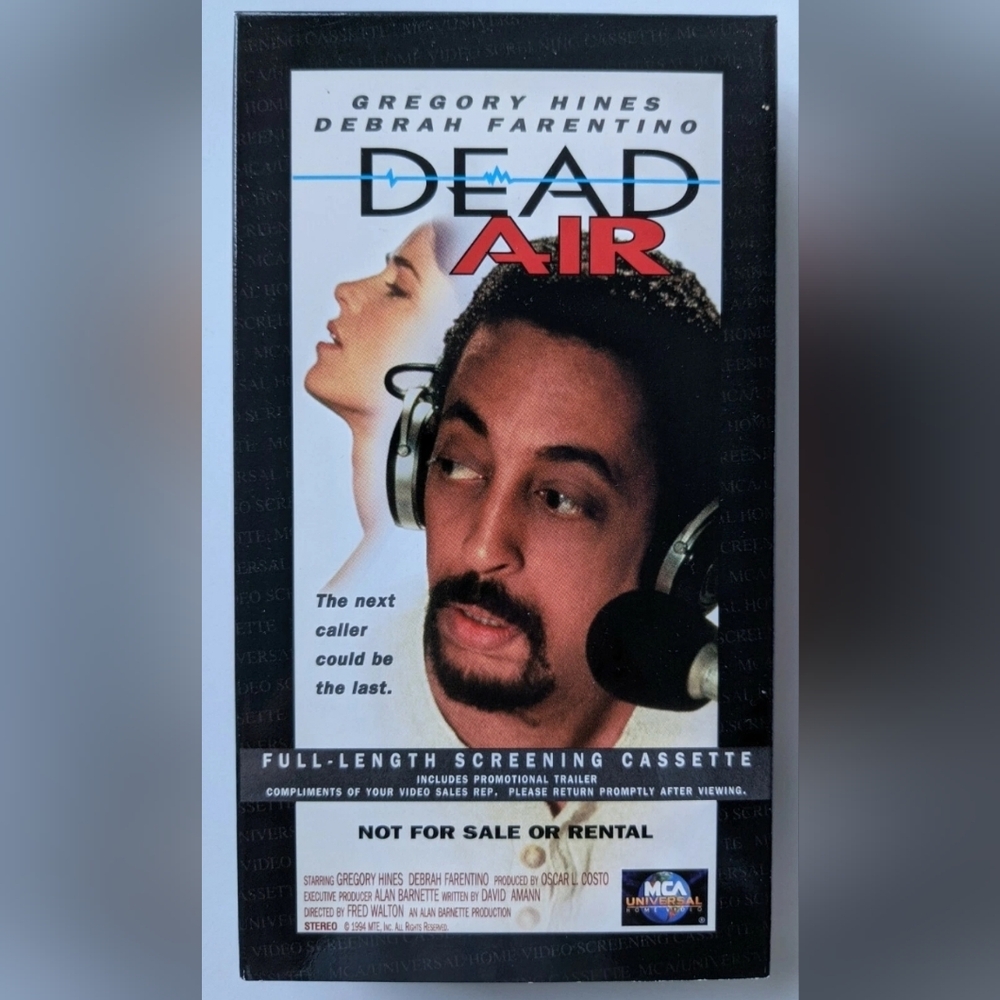 Dead Air (VHS, 1995) Rare